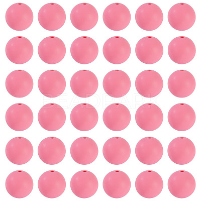 50Pcs Food Grade Eco-Friendly Silicone Beads SIL-TA0002-89D-1