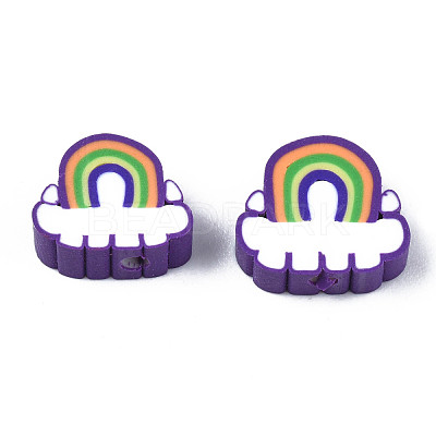 Handmade Polymer Clay Beads CLAY-T012-31A-1