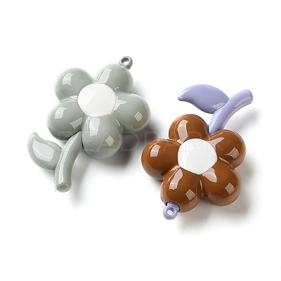 Opaque Acrylic Big Pendants AC-CBA6251-10-1