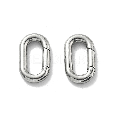 304 Stainless Steel Spring Gate Clasp Findings STAS-B082-05B-P-1