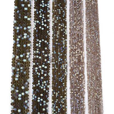 Transparent Glass Beads Strands EGLA-A044-T4mm-MB16-1
