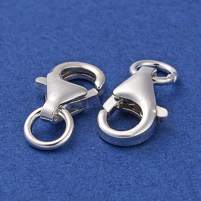 925 Sterling Silver Lobster Claw Clasps STER-K167-074A-S-1