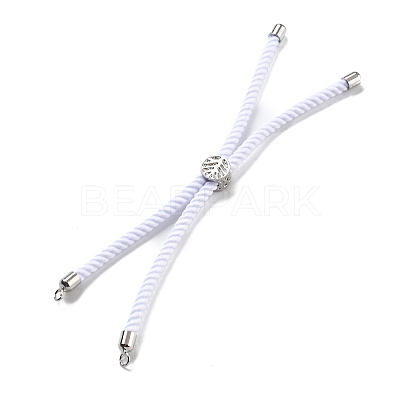 Twisted Nylon Cord Silder Bracelets DIY-B066-03P-23-1