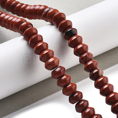 Natural Red Jasper Beads Strands G-P559-A17-01-1