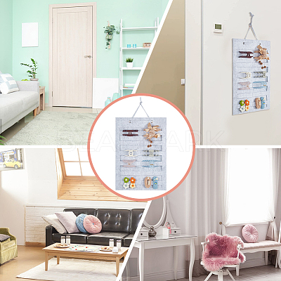 Felt Hanging Hair Claw Clip Organizer Holder for Women Girls AJEW-WH0083-89A-01B-1