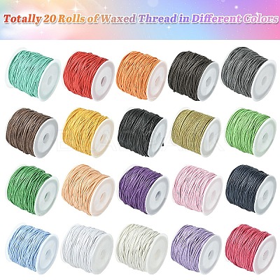 23M Waxed Cotton Thread Cords YC-YW0001-09F-1