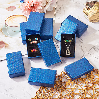 Rectangle Cardboard Paper Jewelry Box CON-TAC0015-01E-1