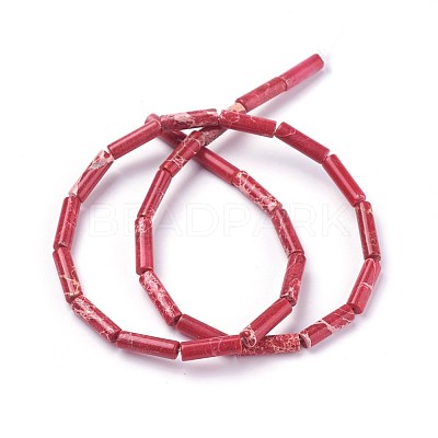 Natural Imperial Jasper Beads Strands G-E508-04-1