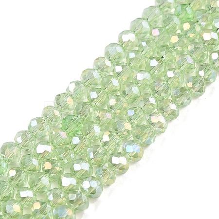 Electroplate Glass Beads Strands EGLA-A044-T3mm-B09-1