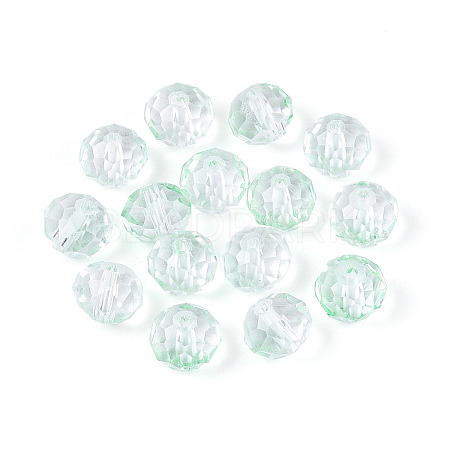 Baking Paint Transparent Glass Beads X1-GLAA-N011-10mm-07-1