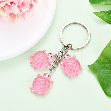 Tortoise Theme Gradient Color & Luminous Resin  Pendant Decoration KEYC-YW00154-05-1