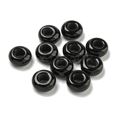 Natural Black Stone Beads G-Q173-03A-16-1