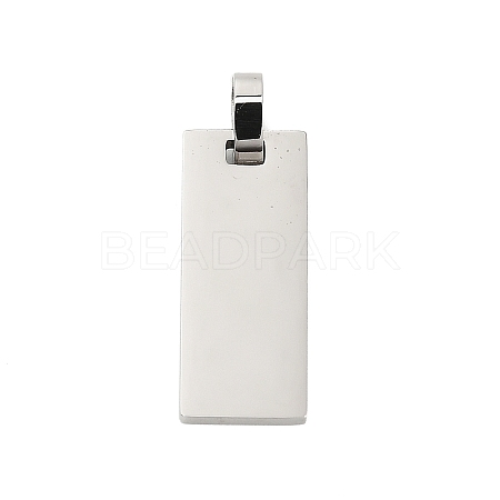 304 Stainless Steel Stamping Blank Tag Pendants STAS-Z126-03P-03-1