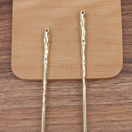 Alloy Hair Stick Findings PW-WG70408-04-1