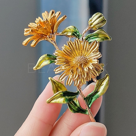 Daisy Enamel Pins PW-WG5C28D-03-1