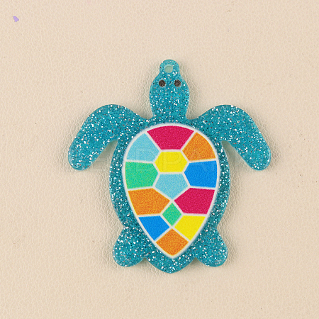 Ocean Theme Acrylic Pendants OACR-S003-01C-1