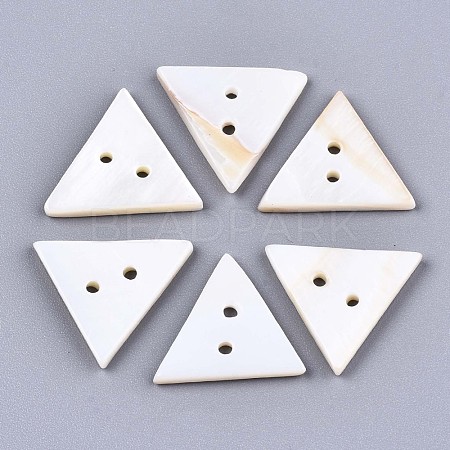 2-Hole Freshwater Shell Buttons SHEL-S276-139-1