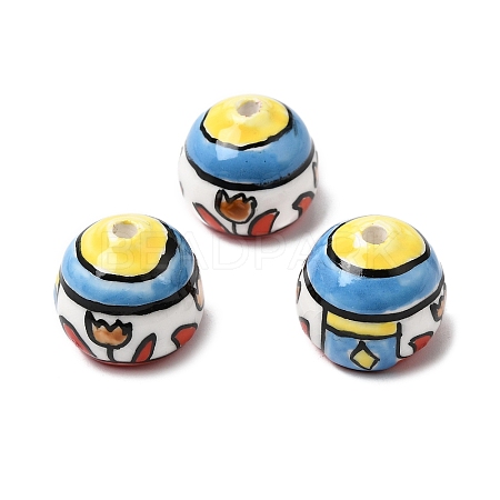Handmade Porcelain Beads PORC-A034-05D-1