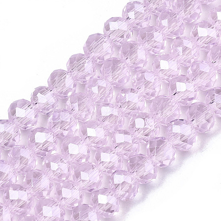Electroplate Glass Beads Strands EGLA-A044-T3mm-A10-1