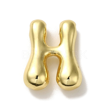 Rack Plating Brass Beads KK-R158-17H-G-1