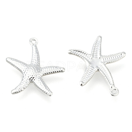Starfish Brass Pendants X-KK-L134-11S-1
