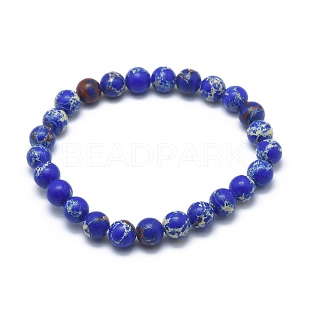 Synthetic Regalite Bead Stretch Bracelets BJEW-K212-A-023-1-1