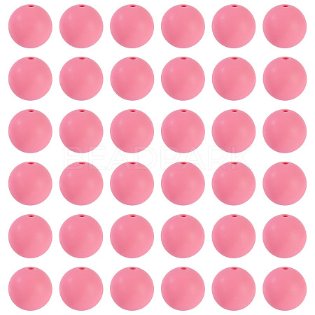 50Pcs Food Grade Eco-Friendly Silicone Beads SIL-TA0002-89D-1