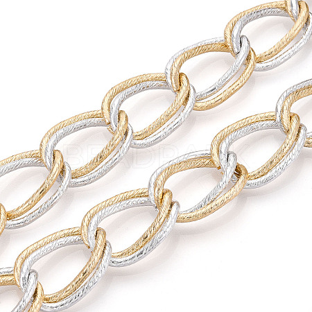 Aluminium Double Curb Chains CHA-N004-12PG-1