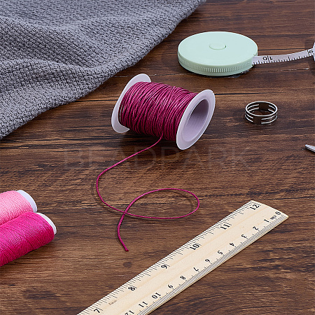 1 Roll Waxed Cotton Thread Cords YC-LP0001-01N-1