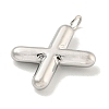 Non-Tarnish 304 Stainless Steel Pendants STAS-C102-15P-X-2
