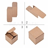 Kraft Paper Box CON-WH0029-01-4