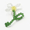Handmade Glass Beaded Woven Pendants LS-GLAA-I046-10A-2