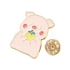 Cartoon Pig Enamel Pins JEWB-S032-04G-D-3