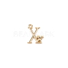 Brass Micro Pave Cubic Zirconia Charms KK-TAC0004-04X-1