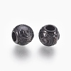 316 Surgical Stainless Steel European Beads STAS-F195-128B-04-2