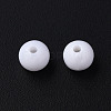 Opaque Acrylic Beads X-MACR-S370-C8mm-01-3