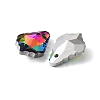 AB Color Plated Electroplate Glass Pendants EGLA-O003-06C-07-3