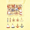 36Pcs 9 Styles Alloy Enamel Pendants ENAM-FS0002-83-6