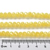 Baking Paint Imitation Jade Glass Bead Strands DGLA-A034-J8MM-A24-5