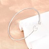 304 Stainless Steel Bangles for Women BJEW-N040-01A-P-3