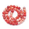 Dyed Natural Crackle Agate Beads Strands G-T100-03C-3