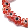 Handmade Millefiori Lampwork Beads Strands LAMP-F035-09C-3