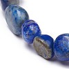 Natural Lapis Lazuli Stretch Beaded Bracelets BJEW-K213-68-3