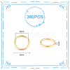 300Pcs 304 Stainless Steel Open Jump Rings STAS-UN0058-56G-03-3