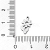 304 Stainless Steel Charms STAS-D036-02P-3