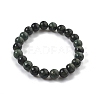 Natural Kambaba Jasper Stretch Beaded Bracelets G-A185-01V-3