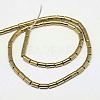 Electroplate Non-magnetic Synthetic Hematite Beads Strands G-J162-B-01-2