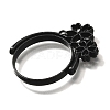 Rotatable Alloy Swivel Open Back Bezel Pendants PALLOY-I223-20EB-2