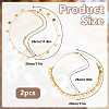 2Pcs Brass Head Chain OHAR-DR00002-2