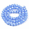 Electroplate Glass Beads Strands EGLA-A034-J10mm-A02-3